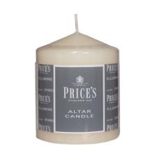 Price's Ivory Pillar Candle 10cm x 8cm