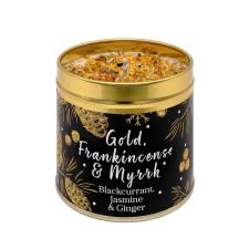 Best Kept Secrets Gold, Frankincense & Myrrh Elegance Tin Candle