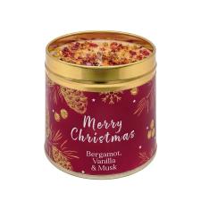 Best Kept Secrets Merry Christmas Elegance Tin Candle