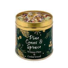 Best Kept Secrets Pine Cones &amp; Spruce Elegance Tin Candle
