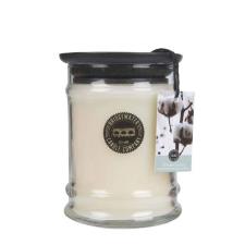 Bridgewater White Cotton Medium Jar Candle