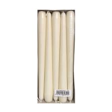 Price's Ivory Tapered Dinner Candles (Box of 10)