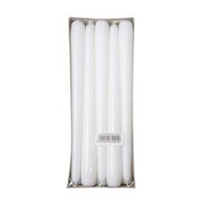Price's White Tapered Dinner Candles (Box of 10)