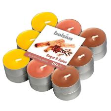 Bolsius Sugar &amp; Spice 4 Hour Tealights (Pack of 18)