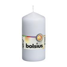 Bolsius White Pillar Candle 12cm x 6cm