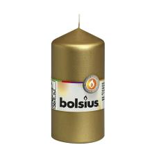Bolsius Gold Pillar Candle 12cm x 6cm