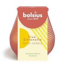 Bolsius True Citronella Coral Olympic Patio Light Candle