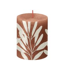 Bolsius Rusty Pink Sage Rustic Silhouette Candle 8cm x 7cm