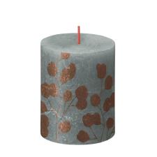 Bolsius Green Eucalyptus Rustic Silhouette Candle 8cm x 7cm