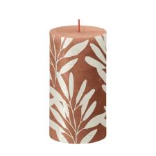 Bolsius Rusty Pink Sage Rustic Silhouette Candle 13cm x 7cm