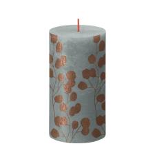 Bolsius Green Eucalyptus Rustic Silhouette Candle 13cm x 7cm