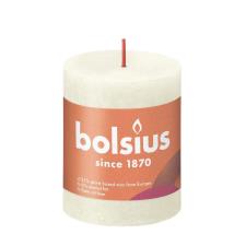 Bolsius Soft &amp; Pearl Rustic Shine Pillar Candle 8cm x 7cm