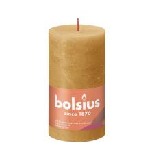 Bolsius Honeycomb Rustic Shine Pillar Candle 13cm x 7cm