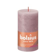 Bolsius Ash Rose Rustic Shine Pillar Candle 13cm x 7cm