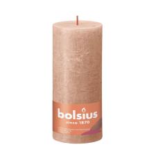 Bolsius Creamy Caramel Rustic Shine Pillar Candle 19cm x 7cm