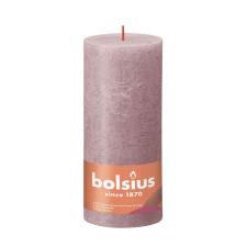 Bolsius Ash Rose Rustic Shine Pillar Candle 19cm x 7cm