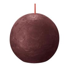 Bolsius Velvet Red Rustic Ball Candle 8cm