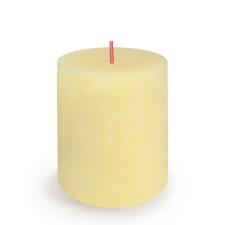 Bolsius Butter Yellow Rustic Shine Pillar Candle 8cm x 7cm