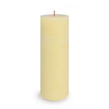 Bolsius Butter Yellow Rustic Shine Pillar Candle 19cm x 7cm