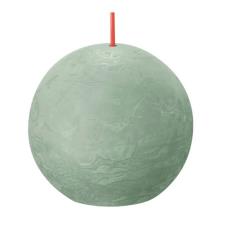 Bolsius Jade Green Rustic Shine Ball Candle 8cm