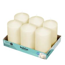 Bolsius Ivory Professional Pillar Candles 15cm x 8cm (Pack of 6)