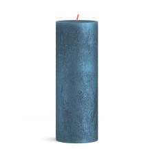 Bolsius Blue Shimmer Pillar Candle  19cm x 7cm