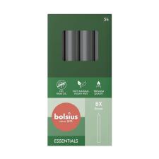 Bolsius Stormy Grey Essential Dinner Candles 17cm (Pack of 8)