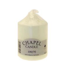 Chapel Candles Ivory Pillar Candle 10cm x 7cm