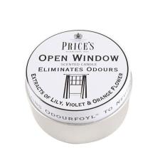 Price's Open Window Fresh Air Tin Candle