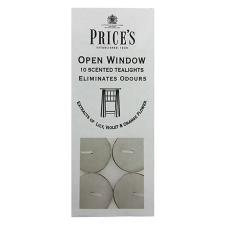 Price&#39;s Open Window Fresh Air Tea Lights (Pack of 10)