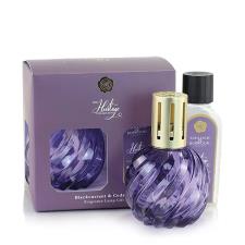 Ashleigh &amp; Burwood Purple Fragrance Lamp &amp; Blackcurrant &amp; Cedarwood Gift Set