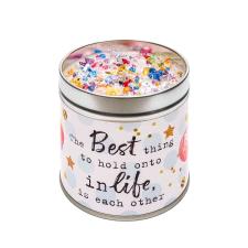 Best Kept Secrets Best Thing to Hold Onto Tin Candle