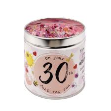 Best Kept Secrets 30th Birthday Tin Candle