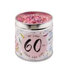 Best Kept Secrets 60th Birthday Tin Candle
