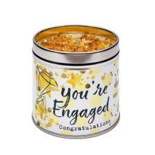 Best Kept Secrets You&#39;re Engaged Tin Candle
