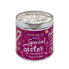 Best Kept Secrets Special Sister Festive Tin Candle