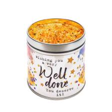 Best Kept Secrets Well Done Tin Candle