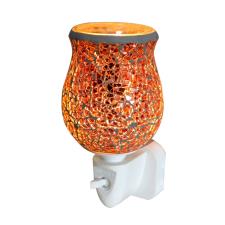 Sense Aroma Rose Gold Crackle Tulip Mosaic Plug In Wax Melt Warmer