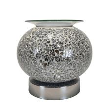 Sense Aroma Silver Mosaic Round Touch Electric Wax Melt Warmer
