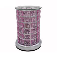 Desire Aroma Desire Silver & Pink Crystal Touch Electric Wax Melt Warmer