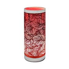 Desire Aroma Silver & Pink Leaf Touch Electric Wax Melt Warmer