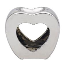 Desire Silver Heart Shaped Wax Melt Warmer