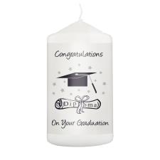 Graduation Pillar Candle