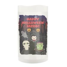 Personalised Halloween LED Candle