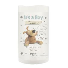 Personalised Boofle It's a Boy Nightlight LED Candle