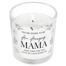 Personalised Mother&#39;s Day Floral Jar Candle