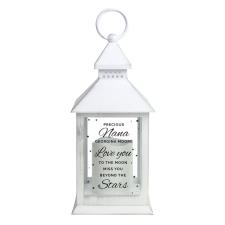 Personalised Miss You Beyond The Stars White Lantern