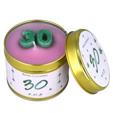 Bomb Cosmetics 30th Birthday Tin Candle