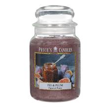 Price's Fig & Plum Large Jar Candle