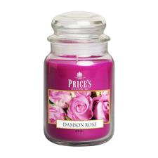 Price's Damson Rose Large Jar Candle